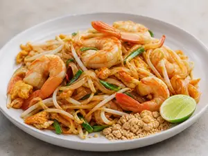 Pad thaï crevettes