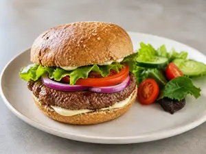 Burger maison healthy